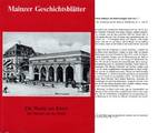 Mainzer Geschichtsblätter 7 (1992) - Einband Der rote Einband des Heftes 7 der Mainzer Geschichtsblätter zeigt eine schwarz-weißen Abdruck einer Postkarte der preußischen Hauptwache hinter dem Mainzer Dom